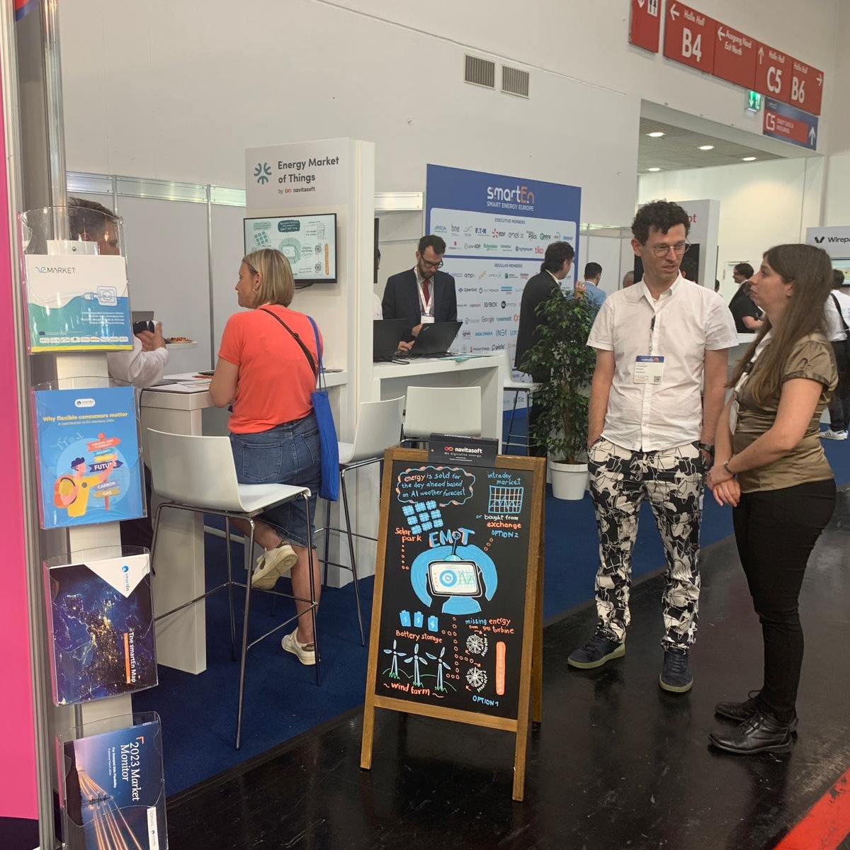 V2Market (@v2market) on Twitter photo Still buzzing from @ThesmarterE! With 110.000 visitors, it was an incredible opportunity to engage with a new audience.
At the <a href="/smartEnEU/">smartEn - Smart Energy Europe</a> booth, we had the pleasure of connecting with numerous energy professionals and discussing the V2Market project! #V2G #V2B #EnergyTransition Still buzzing from @ThesmarterE! With 110.000 visitors, it was an incredible opportunity to engage with a new audience.
At the <a href="/smartEnEU/">smartEn - Smart Energy Europe</a> booth, we had the pleasure of connecting with numerous energy professionals and discussing the V2Market project! #V2G #V2B #EnergyTransition