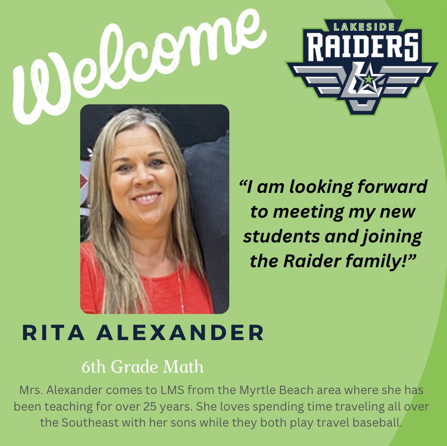 Welcome, new Raider!