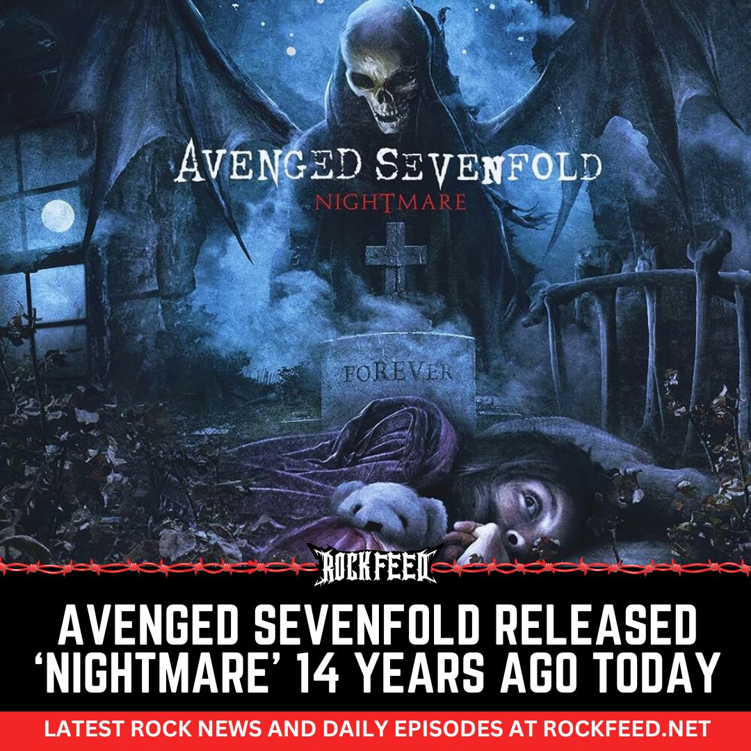 14 years ago today Avenged Sevenfold dropped their outstanding record 'Nightmare'