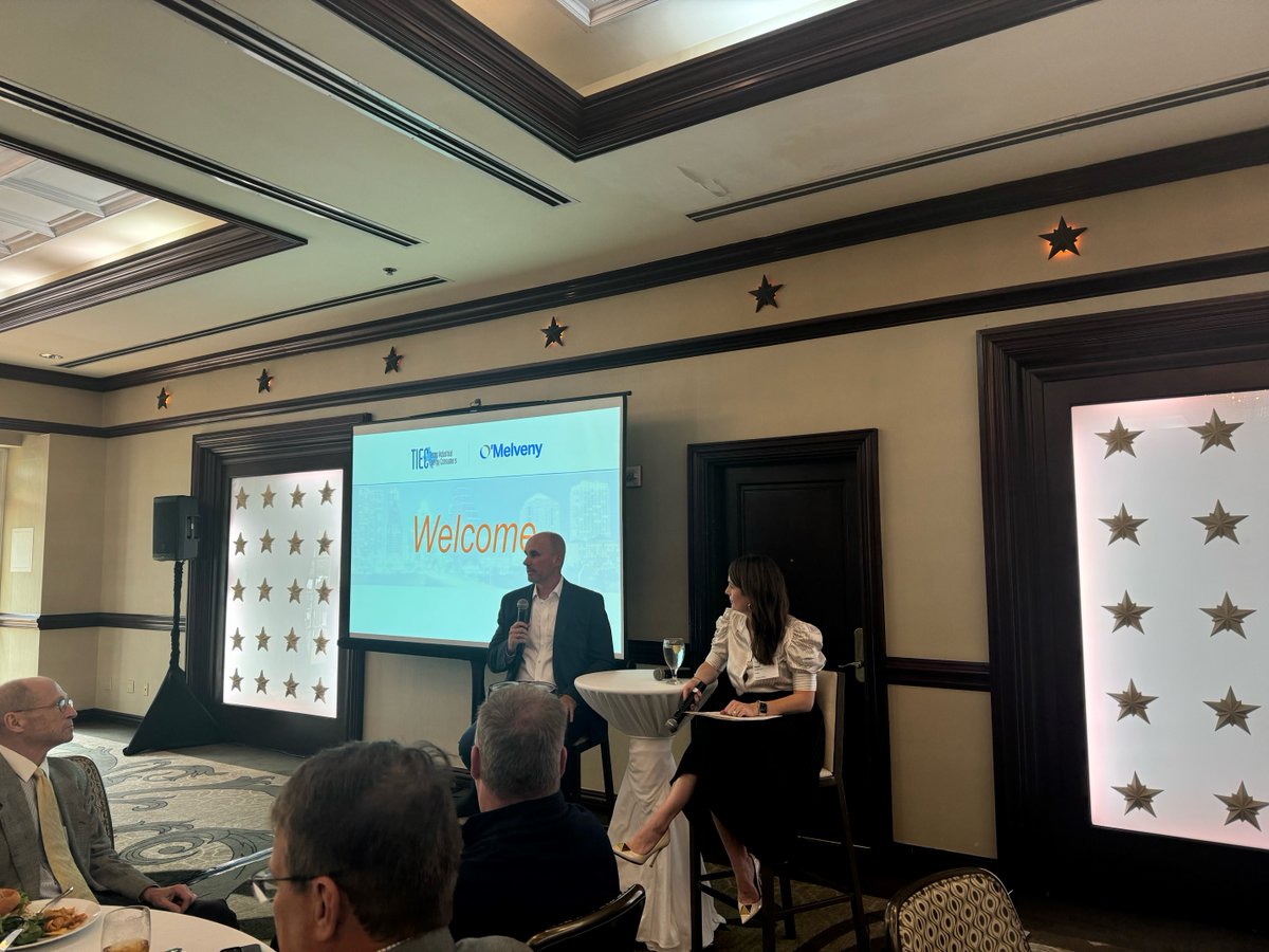 PUCTX Chairman Gleeson joins Texas Industrial Energy Consumers today. Great turnout to discuss the work PUCTX is doing for #Texas, grid reliability and more. #TxLege #TxEnergy