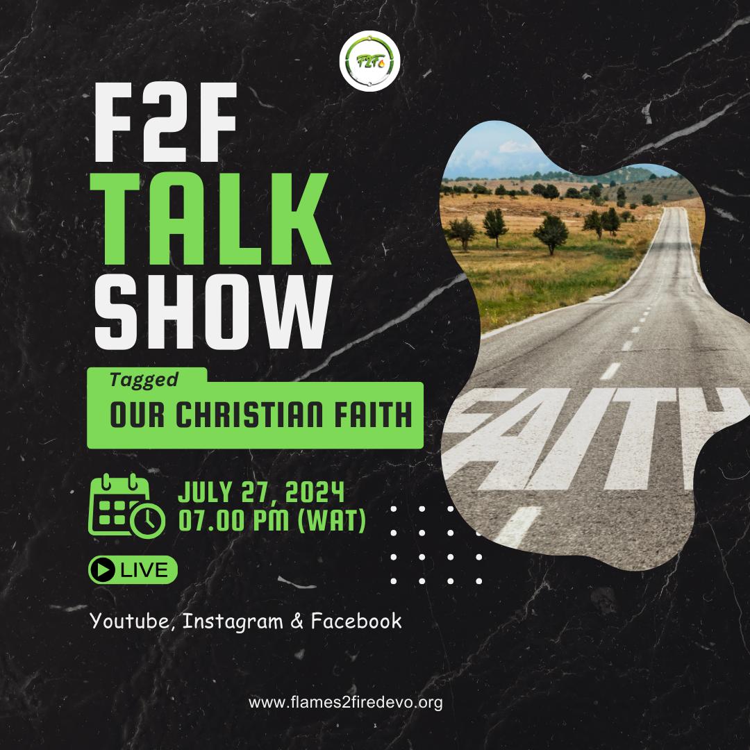 F2FOnlineDev's tweet photo. One of the ways to grow in our walk with God is through shared experiences with fellow believers. When we share together, we can have the right answers to burning questions about our faith. So, Join us this weekend! #flames2fire #faith #talkshow #powerofwords #livingfromthebible https://t.co/trJSb27Bby