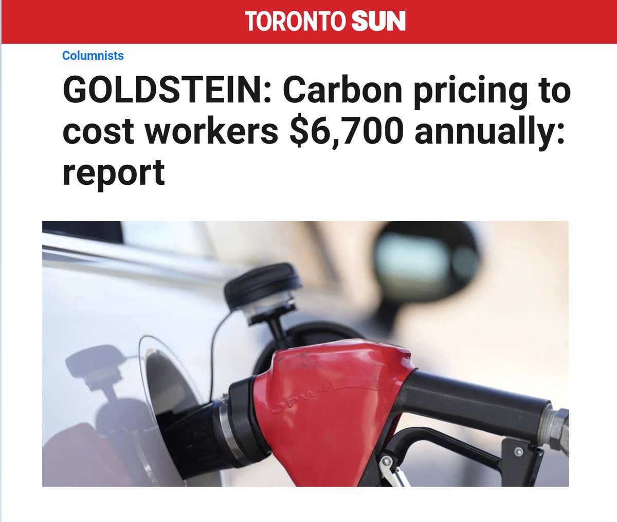 SurreyCentreCPC's tweet photo. Trudeau's costly carbon tax has driven up the cost of everything from groceries to gas.
The carbon tax will cost Canadian workers $6,700 annually and cut 164,000 jobs by 2030.

#surreycentreconservativeeda #SurreyCentre #canada #AxeTheTax https://t.co/HYr5OYo8f3