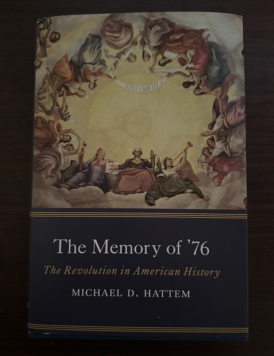 eayankowitz's tweet photo. So excited this thoroughly researched and engaging book on how Americans have remembered the American Revolution is now out. Congratulations @MichaelHattem!!!! https://t.co/hsrxYyKseC