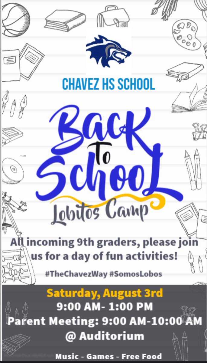 ChavezHS_HISD's tweet photo. Excited for 9th “Lobitos” 🐺 camp! 🎉 Get ready for unforgettable adventures, new friendships, lots of learning and tons of fun. It’s going to be an amazing start to your high school journey. 📚 #9thGradeCamp #AdventureAwaits #TeamBuilding #TheChavezWay https://t.co/J7T9x2cRJj