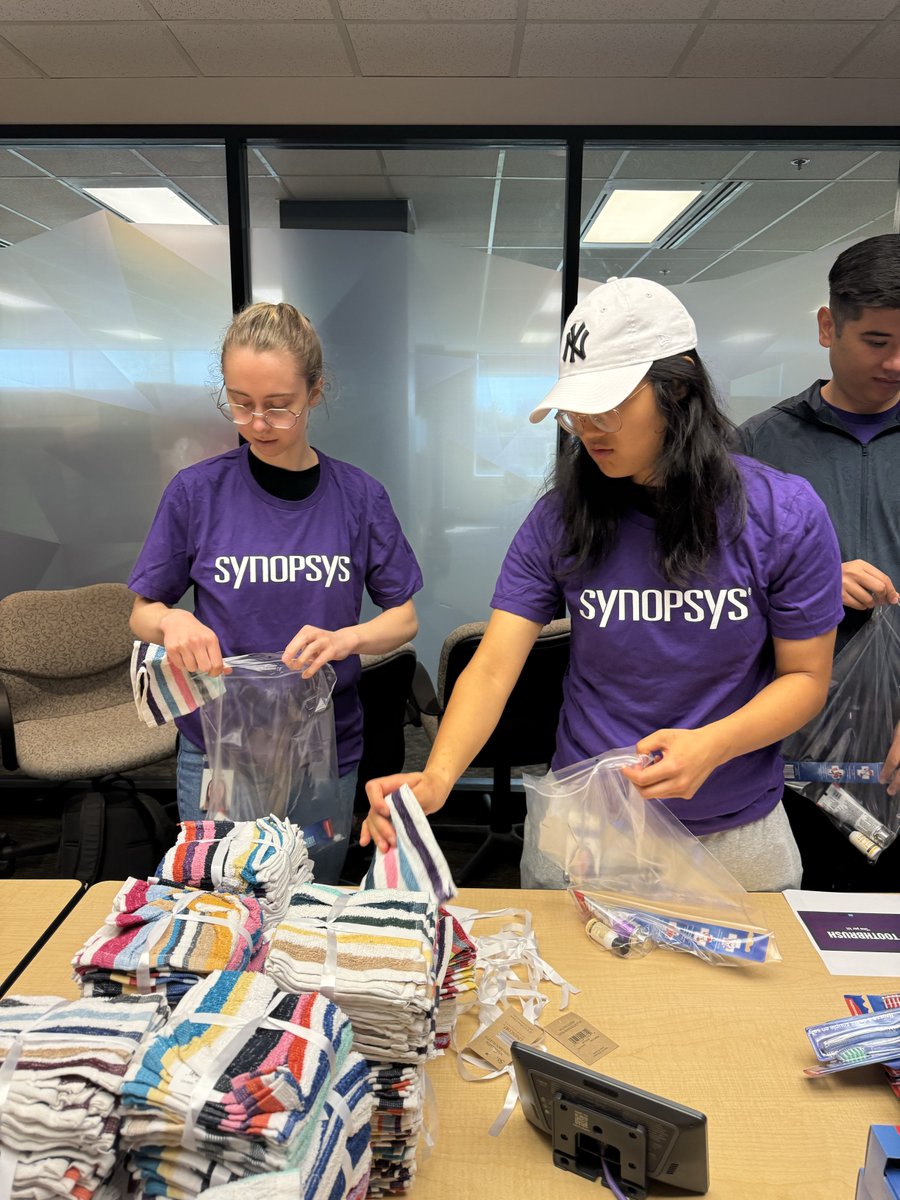 Synopsys interns in Ottawa/Nepean are packing hygiene kits for <a href="/ochottawa/">Operation Come Home</a>. Together, we're helping vulnerable youth find support and care. #Synopsys4Good #LifeAtSynopsys #PointsofLight <a href="/VolunteerCanada/">Volunteer Canada</a> <a href="/PointsofLight/">Points of Light</a>