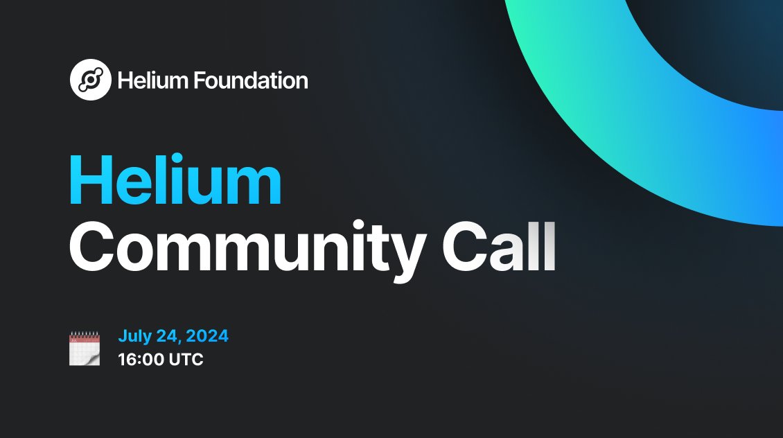 The Helium Network is buzzing with activity – 100K <a href="/helium_mobile/">Helium Mobile 🆓 ☁️</a> signups, 100K connected cars on <a href="/DIMO_Network/">DIMO</a>, new developments in Energy subnetwork proposal by <a href="/srcful/">Sourceful Energy ⚡️</a>, and more. Join the Helium community call tomorrow to get updates directly from the <a href="/HeliumFndn/">Helium Foundation 🎈</a> team and HIP