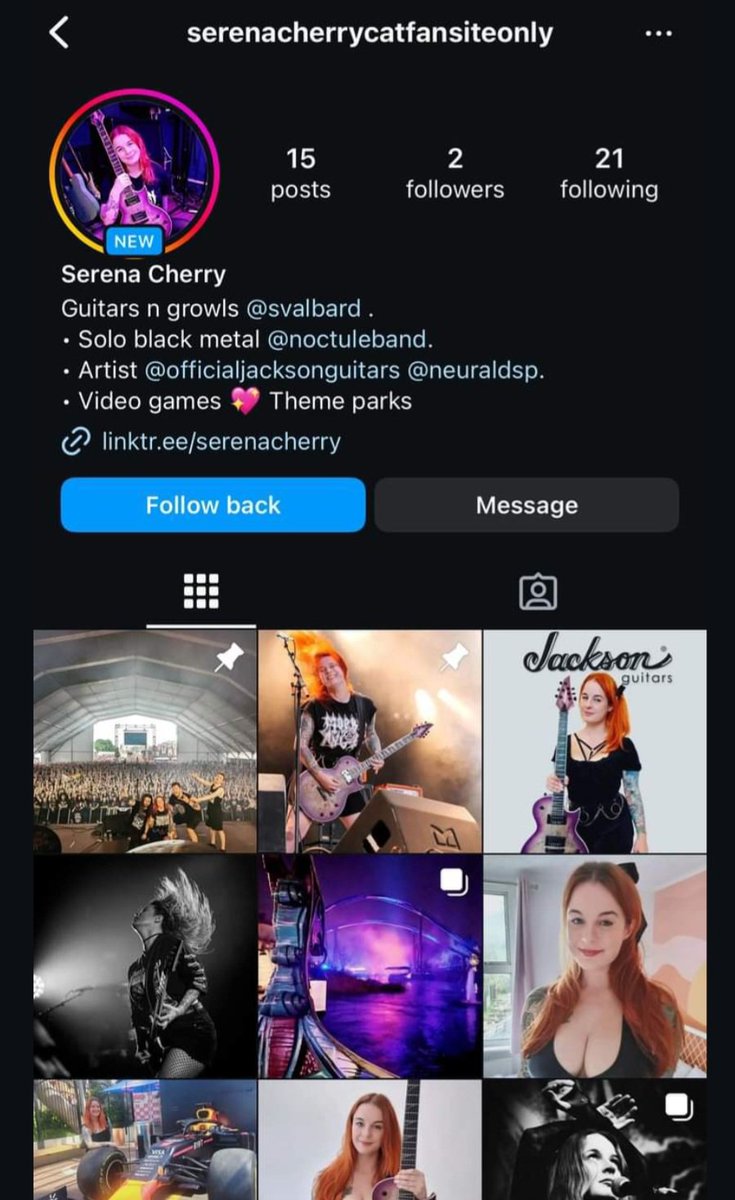 whatacoolfridge's tweet photo. Someone is pretending to be me on @instagram 

If you receive any interaction from 'serenacherrycatfansiteonly' please report and block the profile. 

It is not me. https://t.co/jjAqdJ8PS0