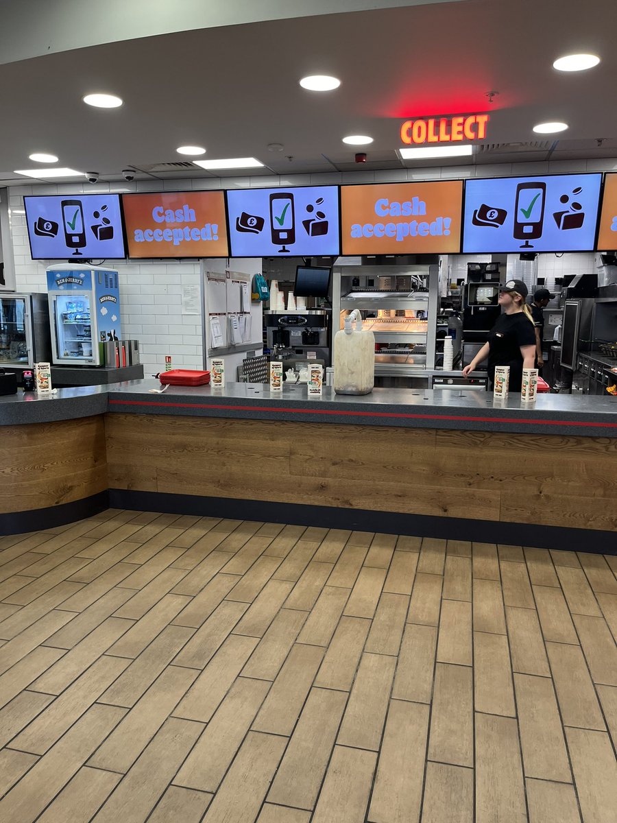 BobsterST2's tweet photo. @BurgerKingUK usual food service at Gun wharf Portsmouth but there’s something not quite right here- can’t put my finger on it but this was on the counter the whole time we were there. https://t.co/mxL0HCmvgD