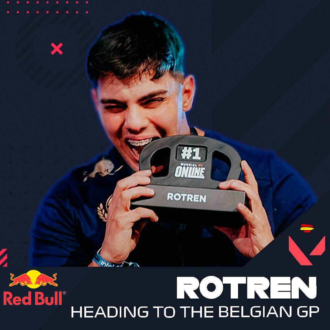 Ese niño que de pequeño siempre soñaba con ir a los circuitos lo va a hacer realidad. Este finde estaré en Bélgica, en Spa-Francorchamps🇧🇪  Esto no sería posible sin <a href="/redbullESP/">Red Bull España</a>  y <a href="/VALORANTes/">VALORANT</a> , ni sin el apoyo de ustedes, mi comunidad. ¡Gracias por hacer realidad este sueño por