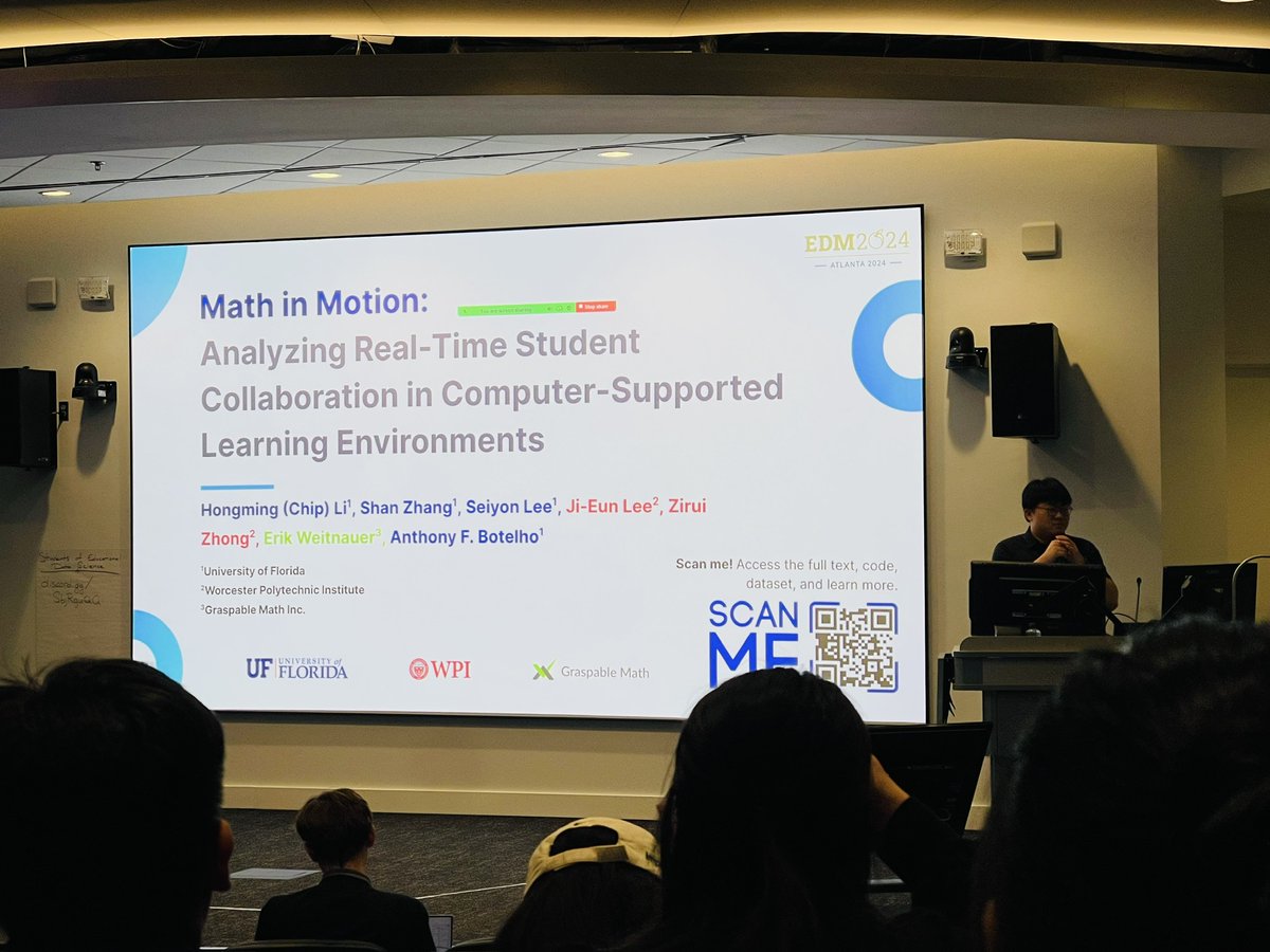 hichipli's tweet image. 🌟 Exciting Milestone Achieved! 🌟

I am thrilled to share that I attended my first Educational Data Mining Conference (@EDMConf2024 ) and Learning@Scale Conference (@LearningAtScale ) at @GeorgiaTech, Atlanta, last week. I delivered my very first presentation at an academic…