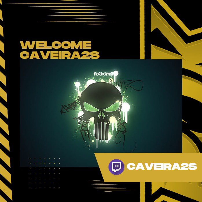 É com orgulho que anunciamos o nosso streamer Caveira2s. 
Bem vindo a família !
#Pok
