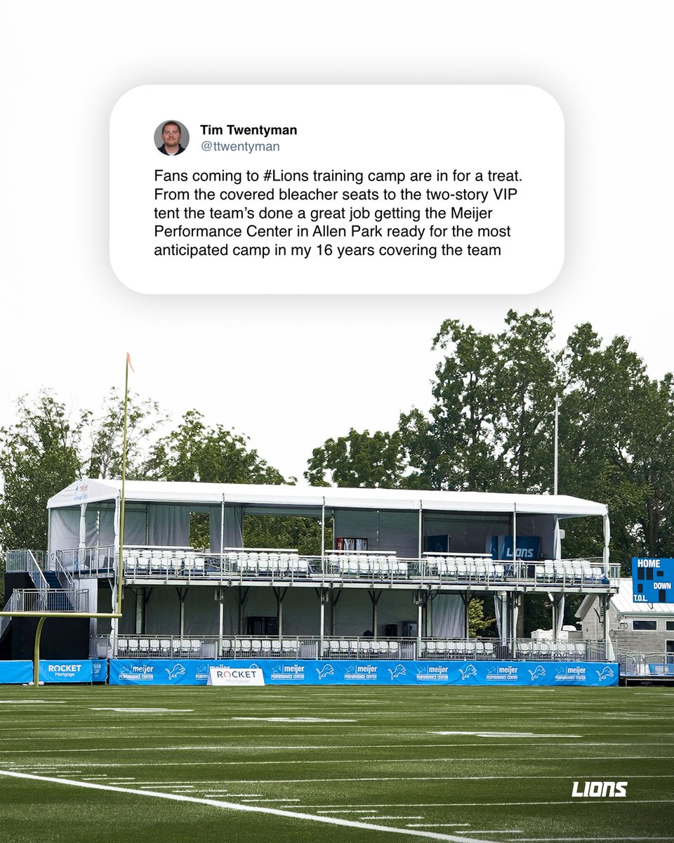 Lions's tweet photo. Same camp, new look 😎 https://t.co/mm2HKkI9TQ