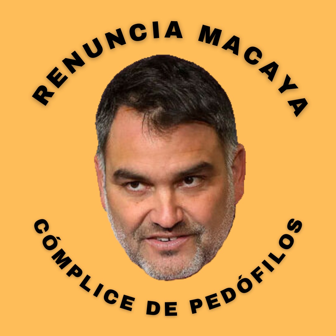 No basta con que renuncie a la presidencia de la UDI, partido históricamente anti mujeres e infancias, el senador Javier Macaya es un encubridor que ha relativizado las pruebas que condenaron a su padre abusador sexual de niñas. 
No es apto para legislar, debe salir del Senado.