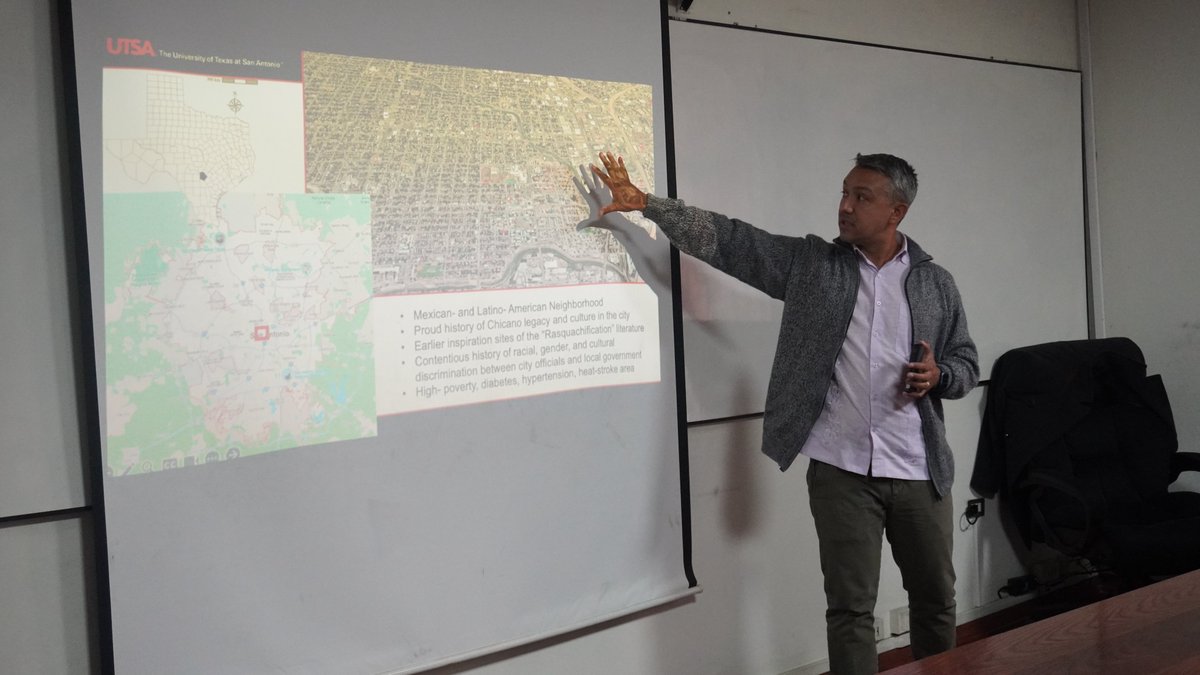 fenutalca's tweet photo. Agradecemos al Dr. Esteban López Ochoa, académico de University of Texas por la presentación del paper “Housing decay in the climate change era: neighborhood resistance stories from San Antonio, Texas” en el Ciclo de Seminarios Académicos del Doctorado en Economía de la @UTalca. https://t.co/CtmZhtqqHZ