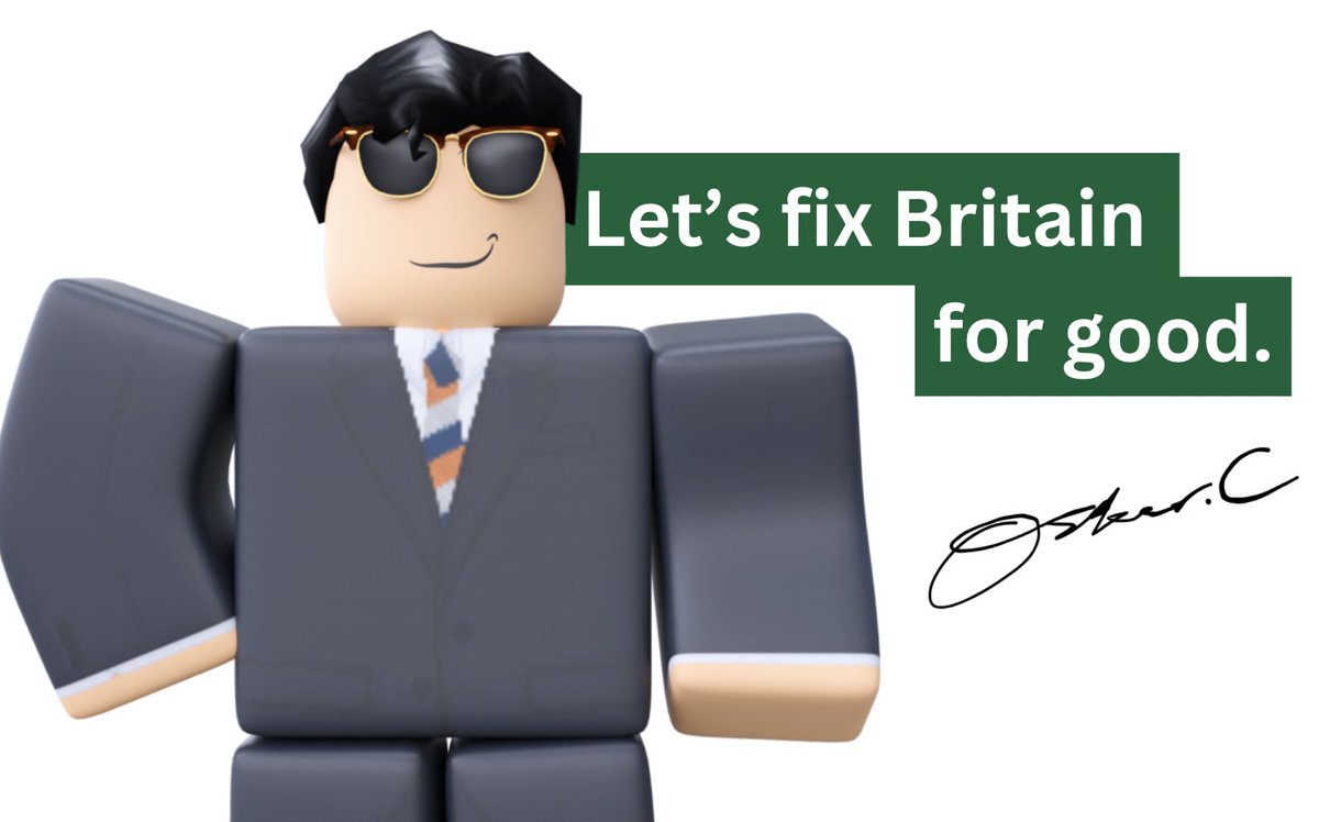 🚫 Racism isn't an inside joke, Prime Minister.

🗳️Join Oskar in fixing Britain, for good. Express your desire for a fresh mandate, a mandate to fix Britain.