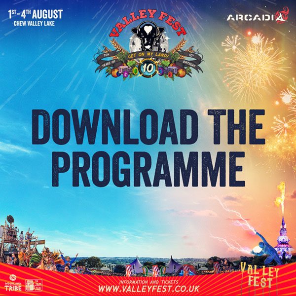 Remember we are on a beautiful farm in the countryside. Phone signal isn’t as strong as it is when you’re at home - so please do this before you come.

bit.ly/VF24ProgrammeN…

#valleyfest2024 #getomyland #arcadiaspectacular