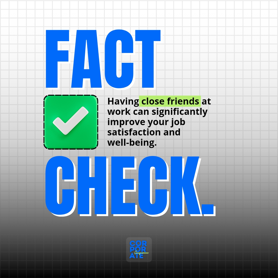 CC_unfilter's tweet image. Have you ever formed a close friendship with a coworker?
Mention your favorite office buddy story!

#CorporateConfessions #WorkFriends #OfficeLife