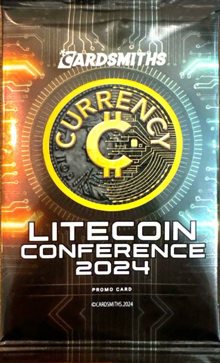 Special thank you to our friends @CARDSMITHS_ who are giving attendees to  #LitecoinSummit2024 an exclusive gift! #Litecoin ⚡️