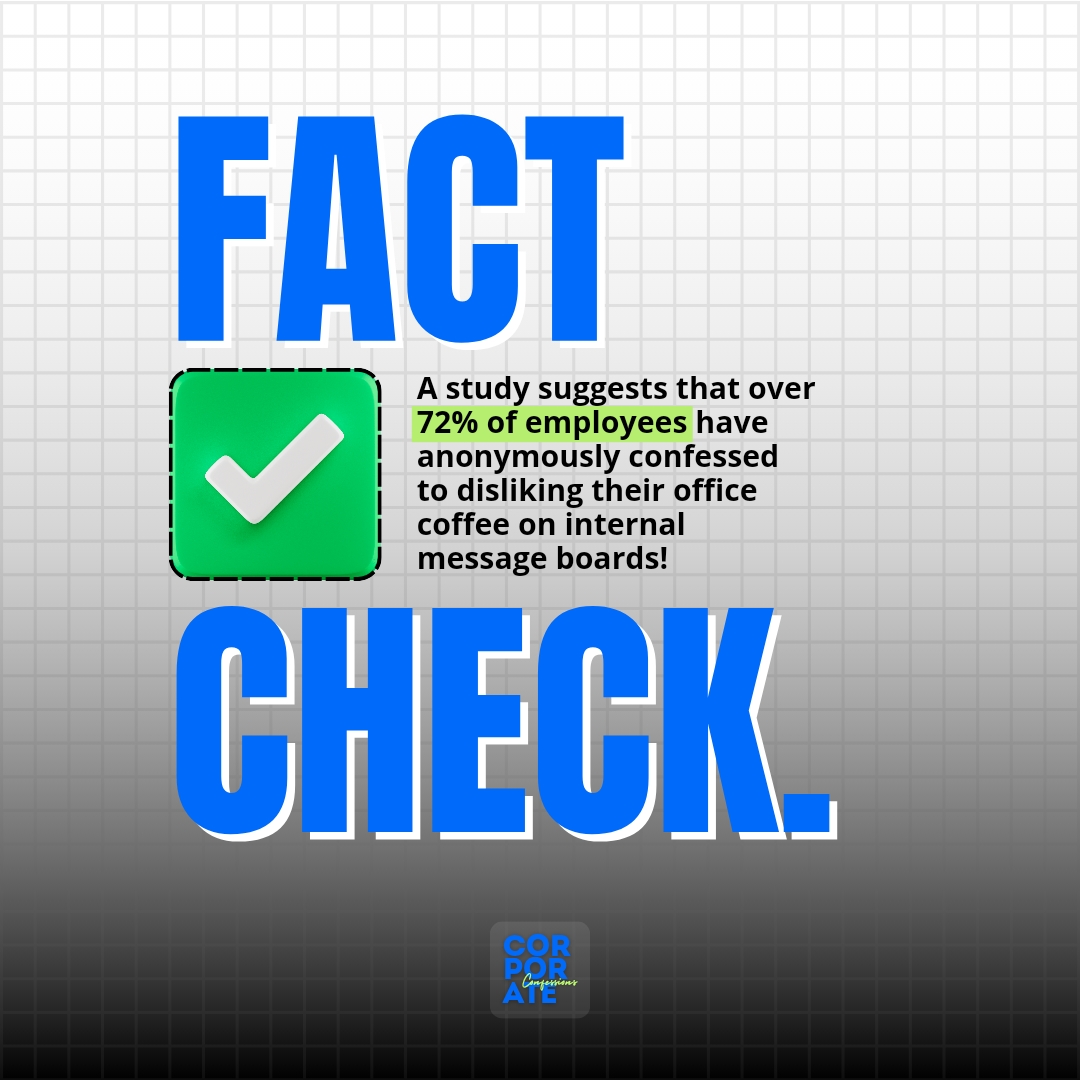 CC_unfilter's tweet image. Do you secretly dream of a coffee machine upgrade at your office?
Share your office coffee confessions in the comments!

#CorporateConfessions #OfficeCoffeeStruggles #CoffeeBreakBlues