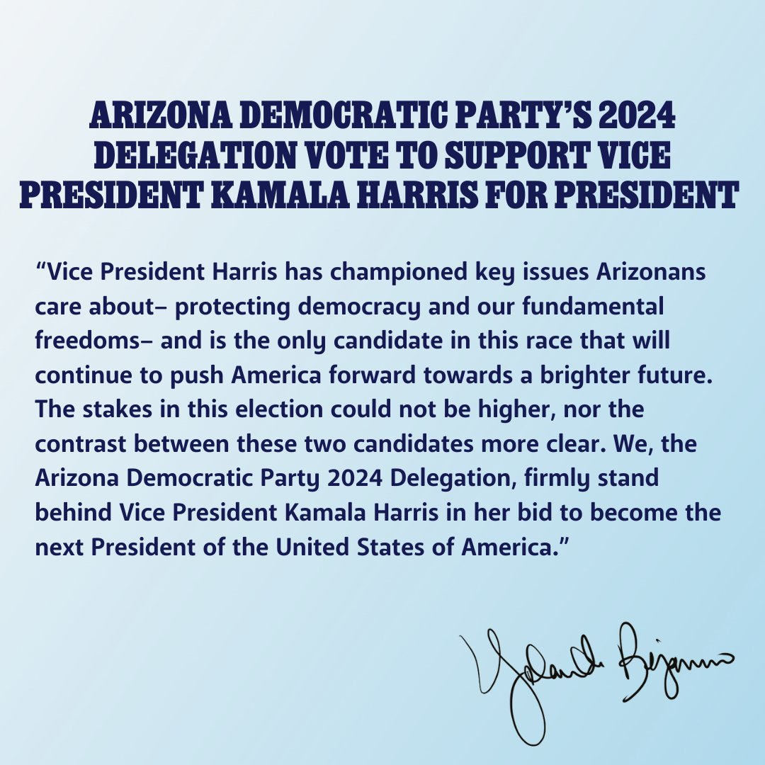 Arizona Democratic Party tweet media