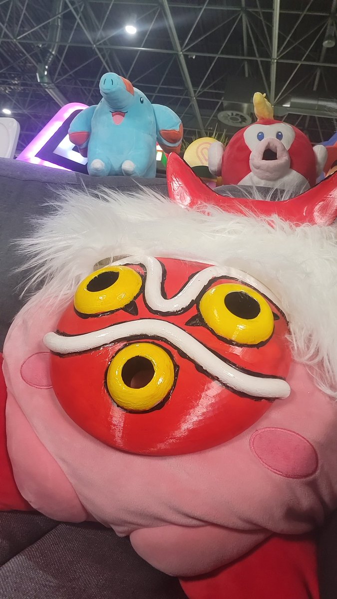Prinzessin Kirbynoke und ihre Freunde Cheep-Cheep und Phanpy (Fanti)