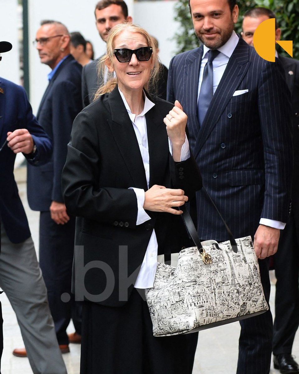 BackgridUS's tweet photo. Celine Dion touched down in Paris to make her return to the stage at the Olympic Games, and it’s rumored to be during the opening ceremony on Friday.

@BackgridUS 

#backgrid #celinedion #OlympicGames #openningceremony https://t.co/dIk2oBw9EJ