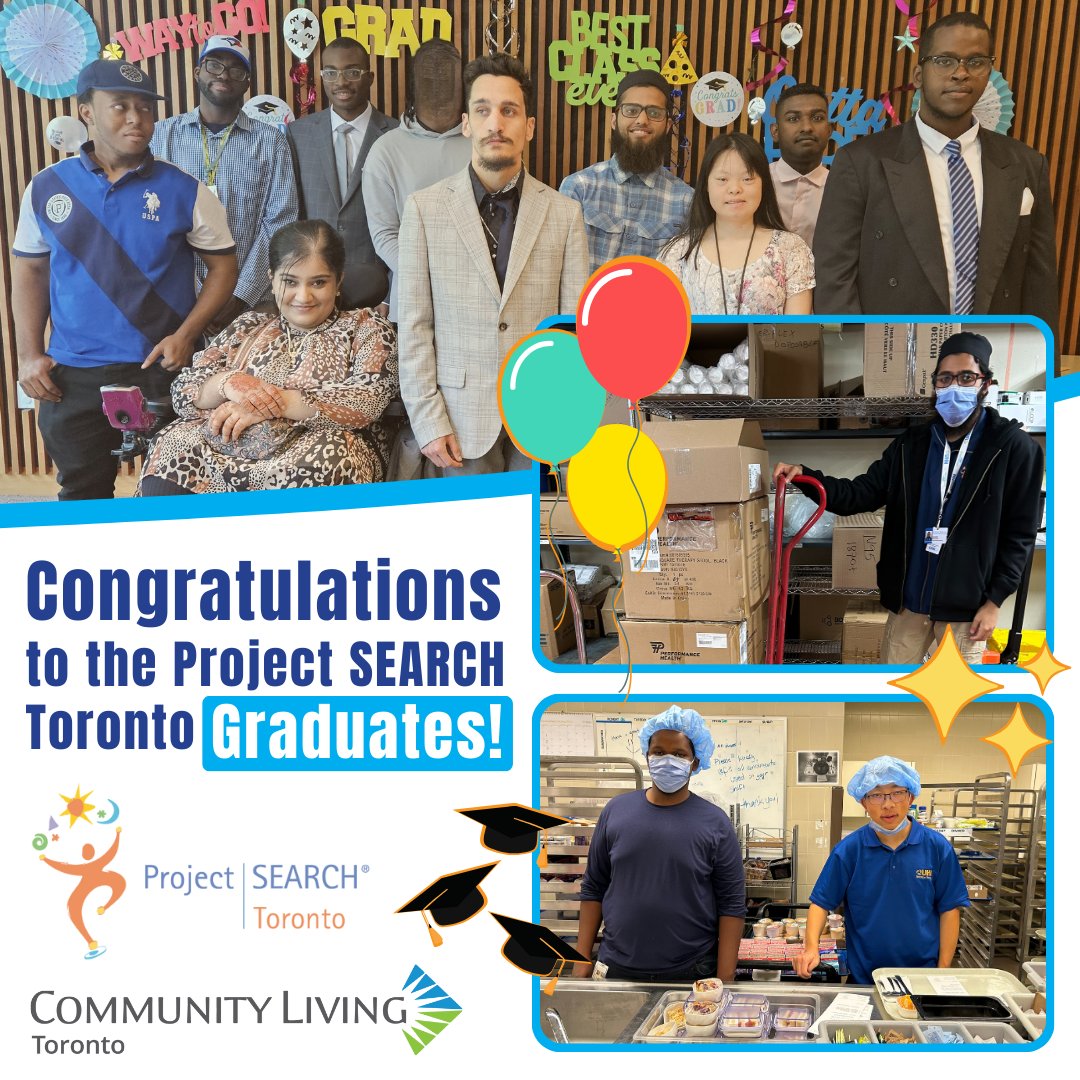 CLToronto's tweet image. 🌟Unique training program builds #WorkforceInclusion. Nine @tdsb graduates from the @ProjectsearchTo program received their certificates and started their post-high school careers this June 2024. 🎓  @HBKidsHospital, @SHNcares, @SodexoCanada, @UHN