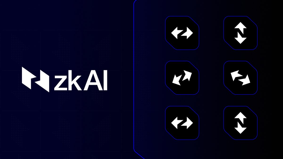 official_zkai's tweet photo. The zkAI engine is quickly developing in various Ethereum L2 ecosystems. It's time for $ZKAI to embrace $ZK.

Expect AI companions and Onchain AI assets on #ZKsync soon. https://t.co/6gqrcOlPwo