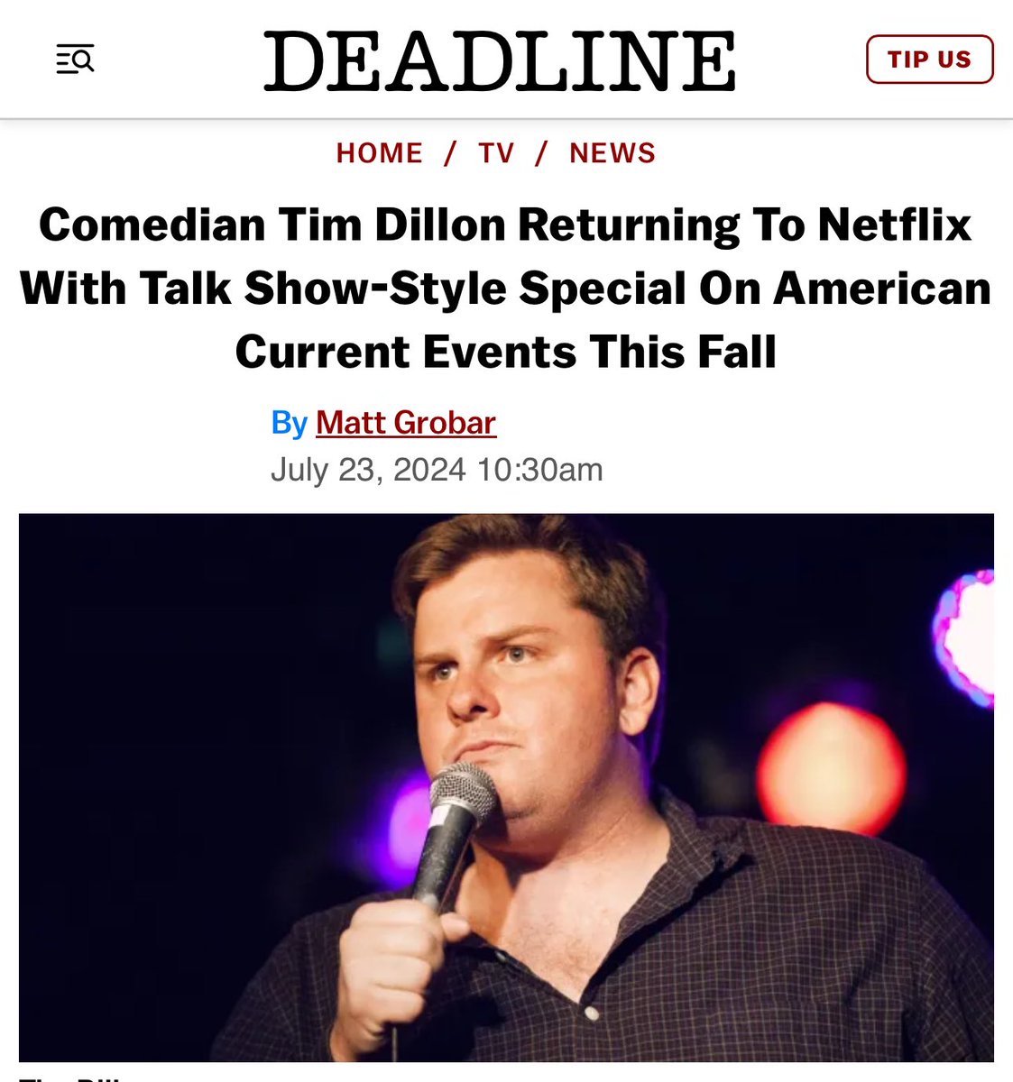 Tim Dillon tweet media