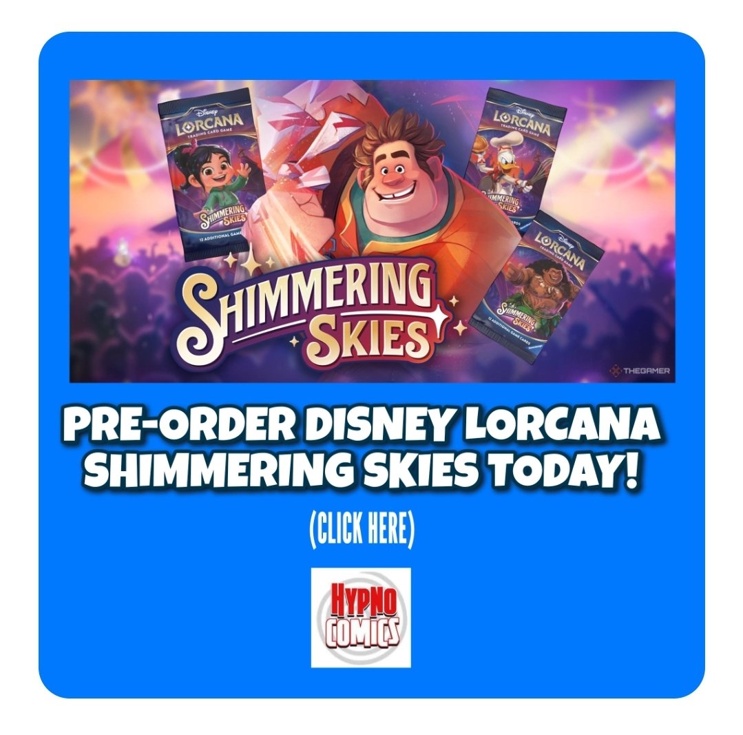 HypnoComics's tweet photo. DISNEY LORCANA SHIMMERING SKIES-CHAPTER 5-PREORDER TODAY!
https://t.co/F2BYJiJkdU https://t.co/VWNygn7jrh