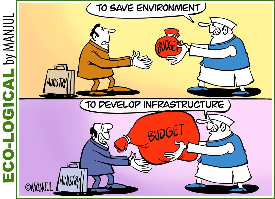 ETPrime_com's tweet photo. #Greentoon of the day by @MANJULtoons https://t.co/3k2sa7TQs8