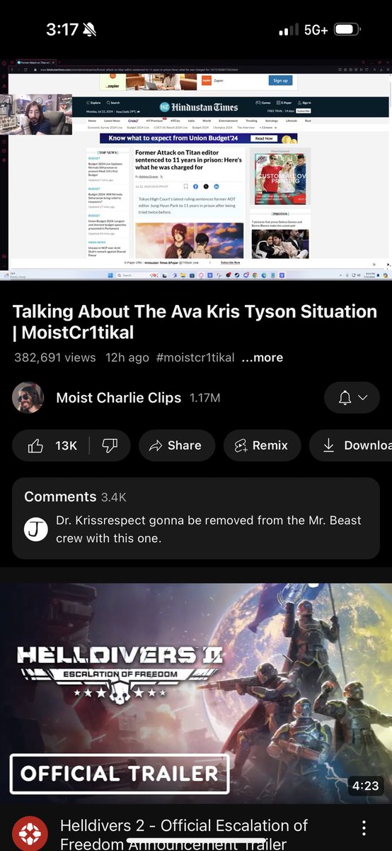 Wish people would actually bother checking if I’ve talked about something. I talked about it last night on stream while it was all unfolding and posted a short edit from the discussion so even brain rotted idiots can watch the full thing and see how horrible it is. I will also be