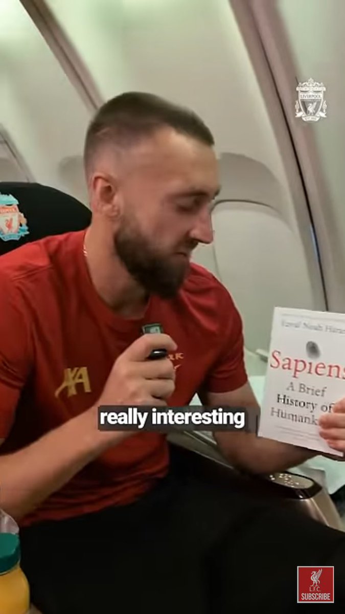 His in-flight entertainment alone should get Nat Phillips higher up the selection pecking order at Liverpool #YNWA