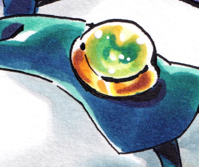 seeing the texture of paper...and the brushstrokes... on zoomed in art...oh its so nice