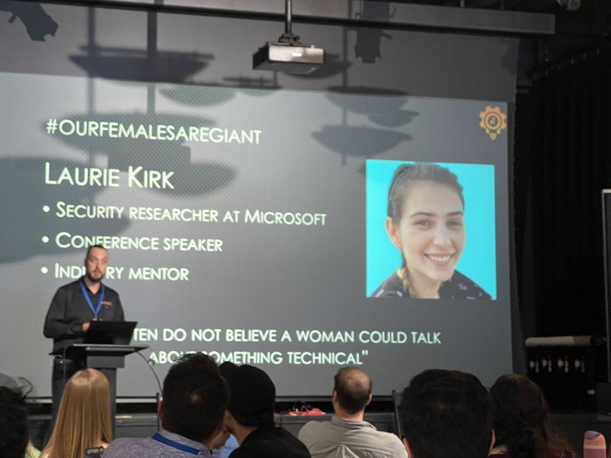 <a href="/Zyl7/">Cyril G.</a> from <a href="/NeosoftTechInc/">Neosoft Technologies</a> (one if the #DQMHtrustedAdvisors ) choose Laurie Kirk for his #OurGiantsAreFemale slide <a href="/gdevconna/">GDevCon N.A.</a> 

<a href="/DQMH_Consortium/">DQMH Consortium</a>