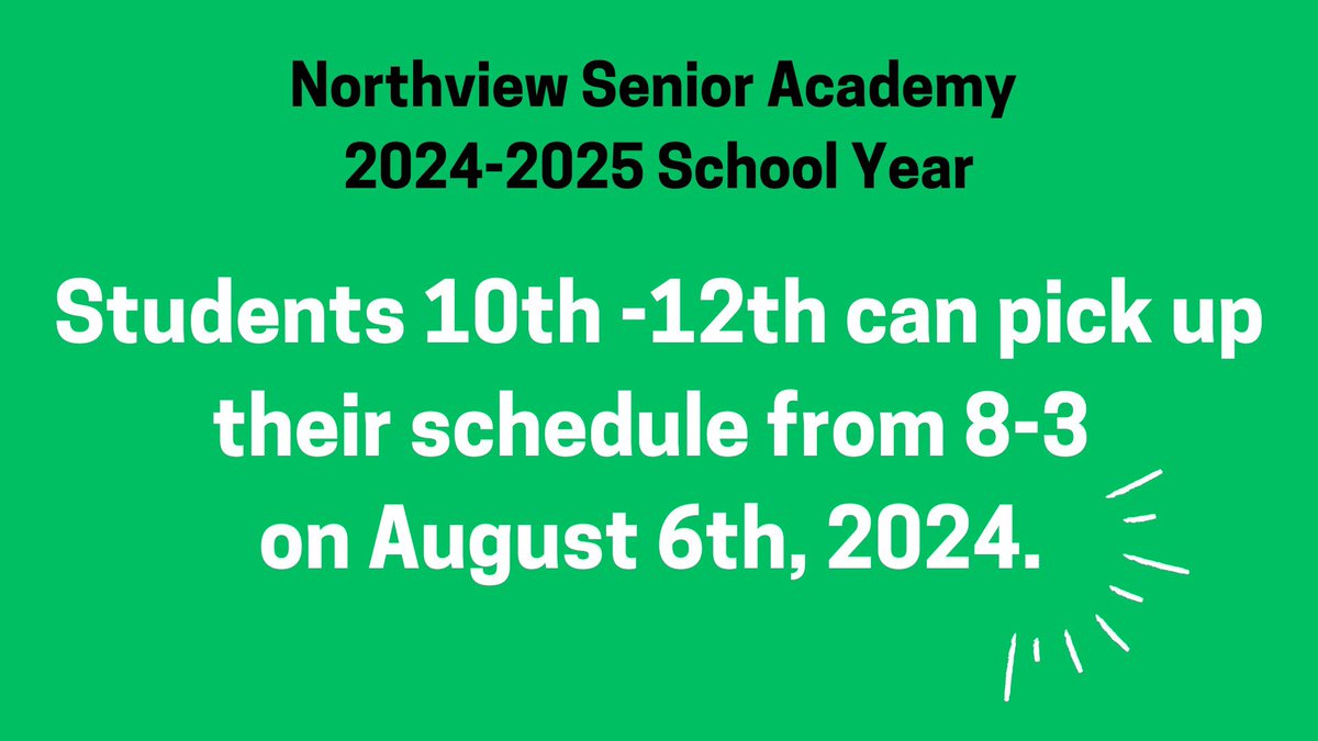 Northview Senior Academy tweet media