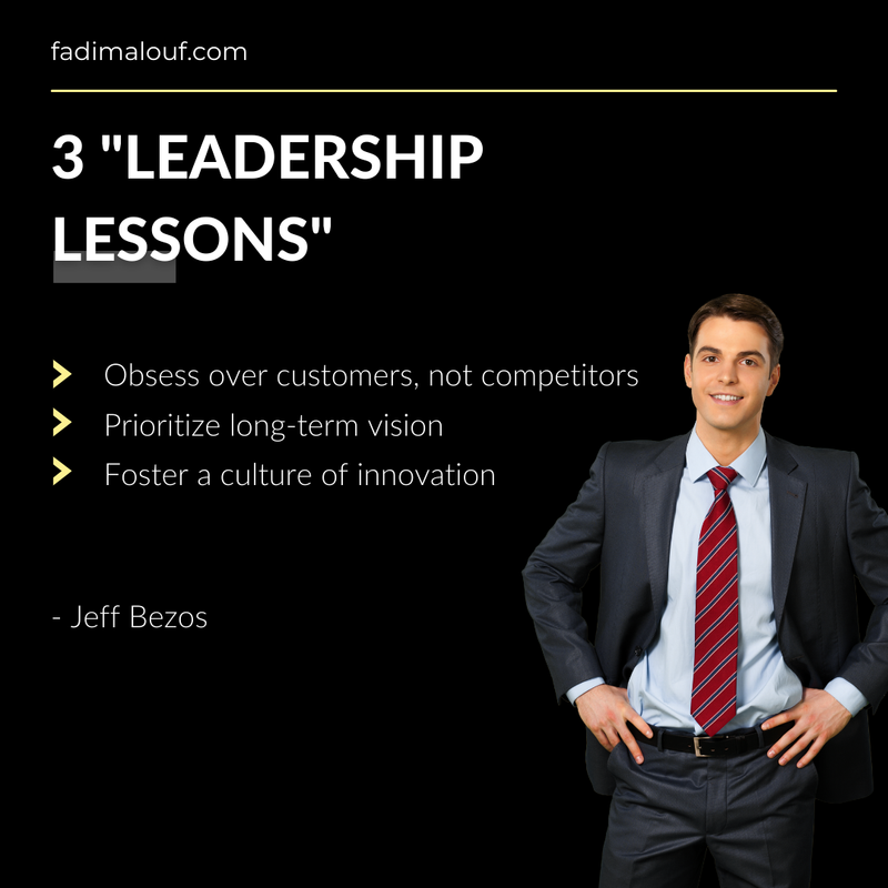 💡 Jeff Bezos' leadership principles emphasize customer obsession, innovation culture, visionary thinking, and resilience in the face of setbacks.

What other leadership qualities do you find essential for driving organizational success?

#MillionaireMindset #EntrepreneurLife
