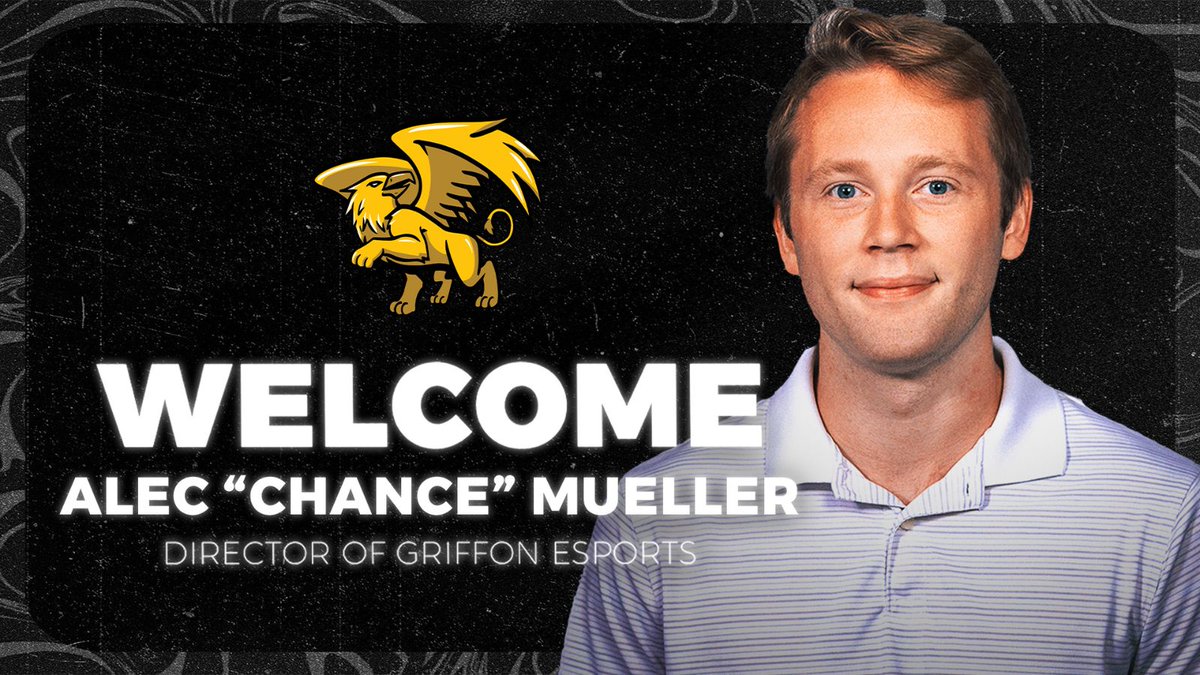 GriffonEsports's tweet photo. Please join us in welcoming the newest Director of Griffon Esports! 🎮🎉

📰 - https://t.co/9cgFNrpGNB https://t.co/lVBg4EGmwl
