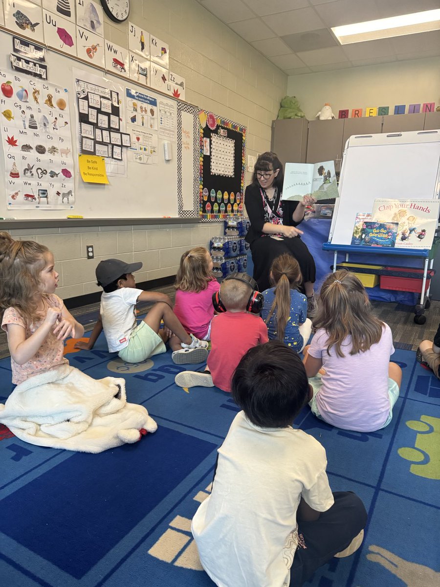 Having fun with interactive read alouds in kindergarten!