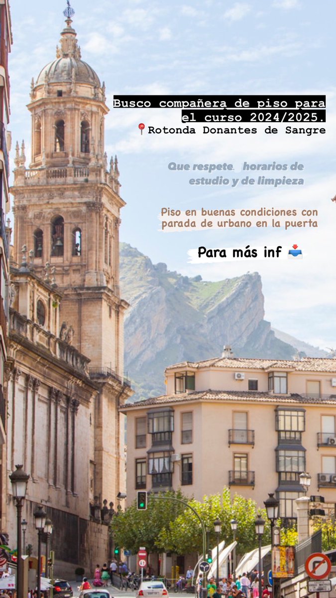 #jaen#piso#compañera#estudios#curso2024/2025