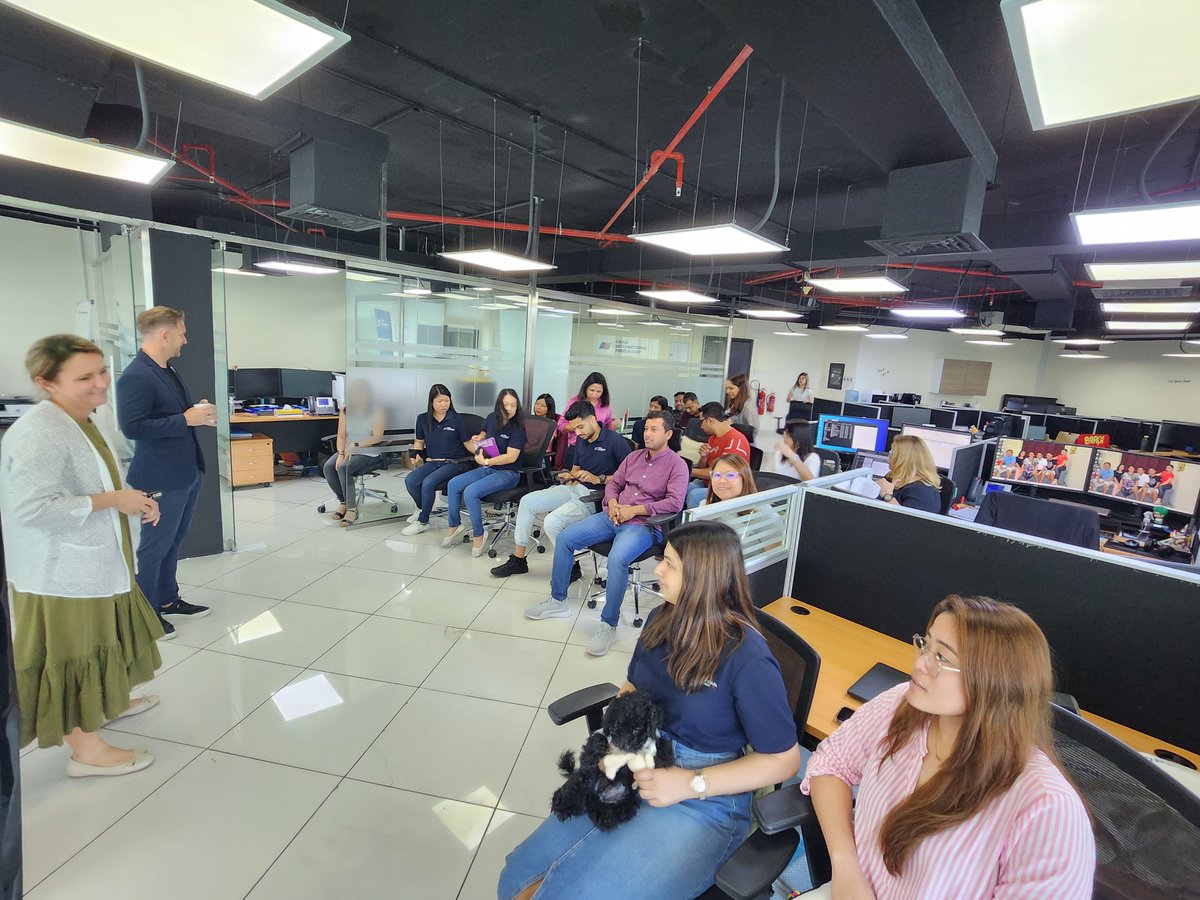 Craig_Int's tweet image. Our Dubai office, in collaboration with Safe Hands Company, hosted a stress management session. We heard from a life coach who shared practical techniques for managing stress.

Everyone left the with valuable tools and a fresh perspective on maintaining mental wellbeing.