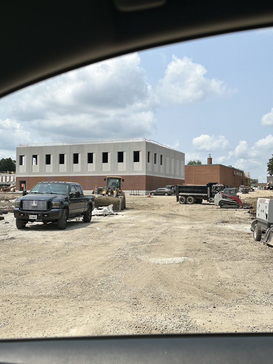 Lots of work happening at Herrick. It’s coming along! <a href="/DGDistrict58/">District 58</a> #dg58pride