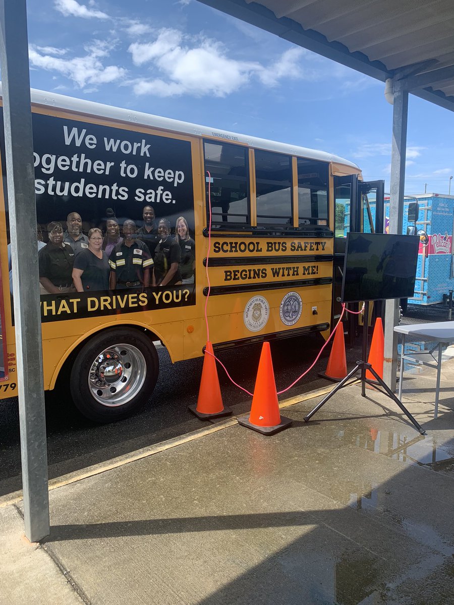 Getting geared up for the Transportation Kickoff! Join us! Drop in 4-6. School supplies available and Pelican’s SnoBalls is on site!