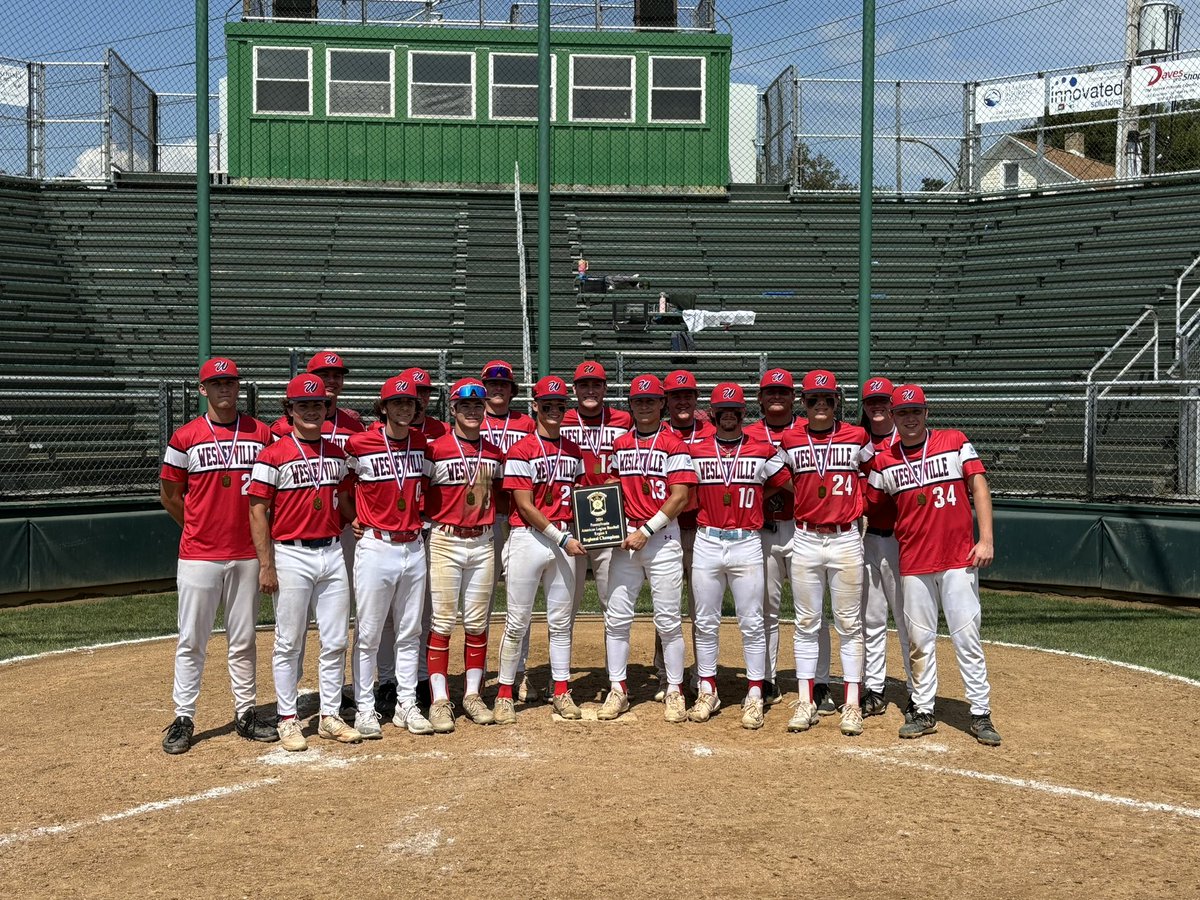 ENNJohnLydic's tweet photo. Congrats to Wesleyville Legion Baseball who won the Region 8 Legion Tournament with a 2-1 victory over Meadville. 

Preston Lanagan got the win on the mound. Sam LaFuria earned the save.

They move on states.

📸 courtesy: Eric Manendo https://t.co/QMqgabCEYv