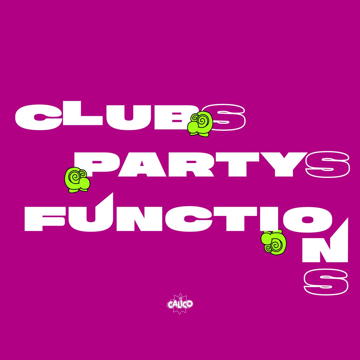“Clubs Partys Functions” Remix EP coming Friday 7/26 featuring 5 remixes by 5 bastions of the club, the party, and the function:

1. <a href="/mimizima_/">Strong Female Lead</a>
2. Boxy Fit (<a href="/DJNHKGUY/">DJ NHK Guy</a>)
3. BRANDON
4. <a href="/iamonlytom/">onlytom</a>
5. <a href="/CASH_BAND/">21 sandwich</a>

Pre-order on Bandcamp to get Remix #1 by Mimi Zima now 😵‍💫