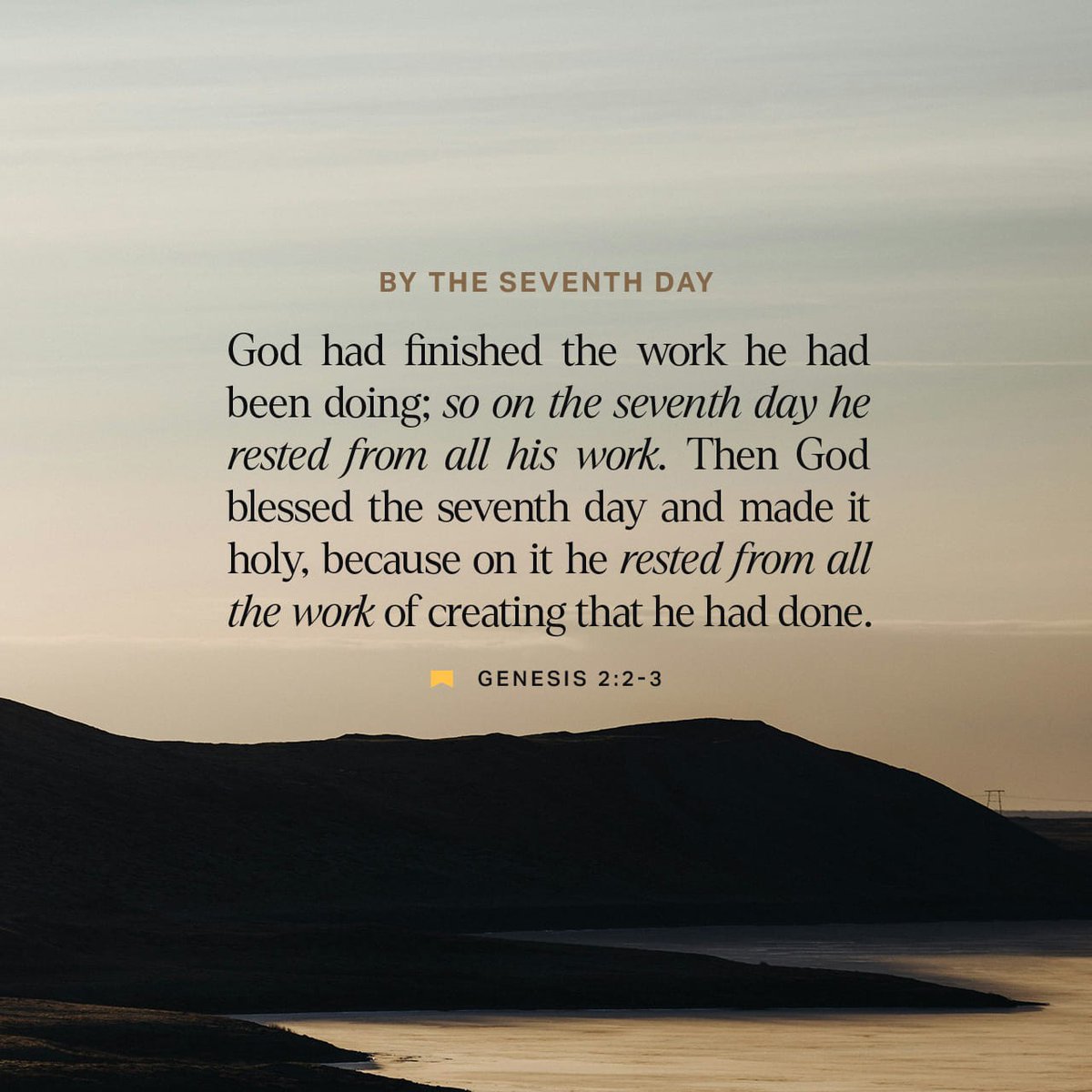 Madeleineloves7's tweet photo. Did God, who's Almighty and powerful really have to rest after working for six days? Not really in my opinion but He's reminding us to do so so we don't over work. https://t.co/nyFWBIOj0J