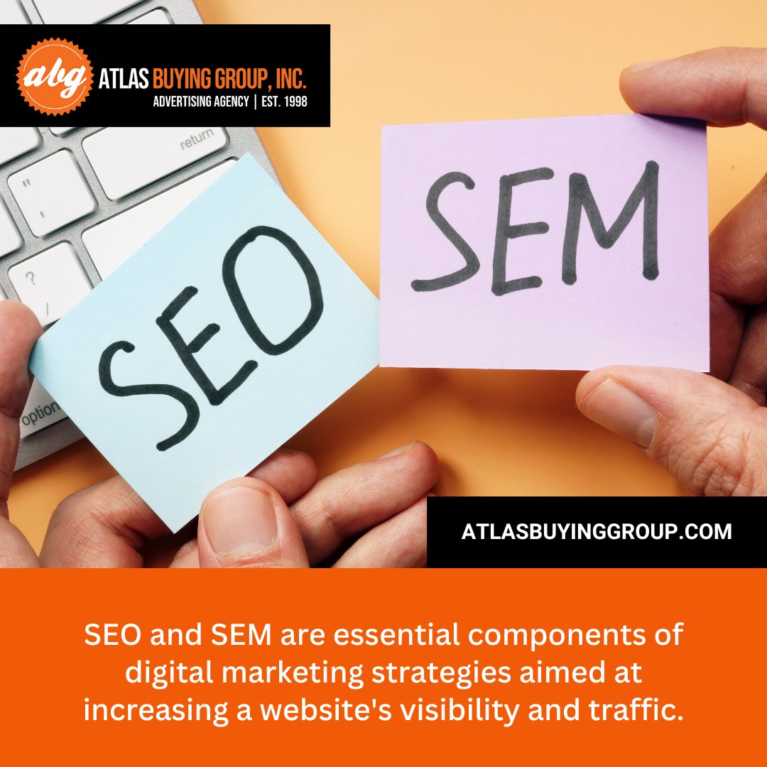 AtlasBuyingGrp's tweet image. Unlock the full potential of your online presence with our top-notch SEO and SEM services! 🚀✨

Boost your website&apos;s visibility, drive organic traffic, and achieve higher conversion rates with our expert strategies. atlasbuyinggroup.com/sem-marketing/

#SEO #SEM #OnlineSearch #seomarketing
