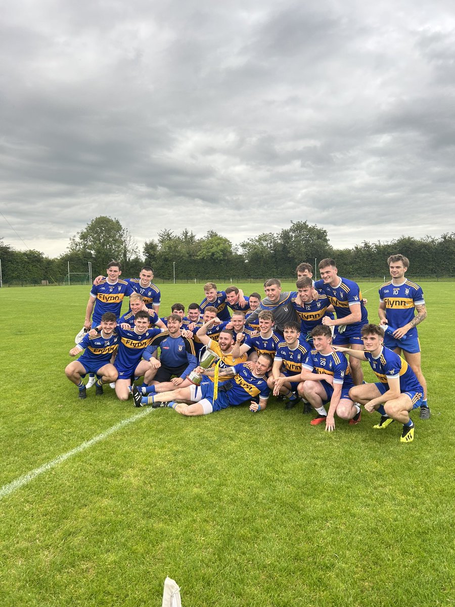 RatoathGAA's tweet photo. Congratulations to our adult footballers who are division 4 league champions and promoted to division 3 football next year following a 4-10 to 2-13 win over Ballinlough this evening. https://t.co/qjTK9xGM5i