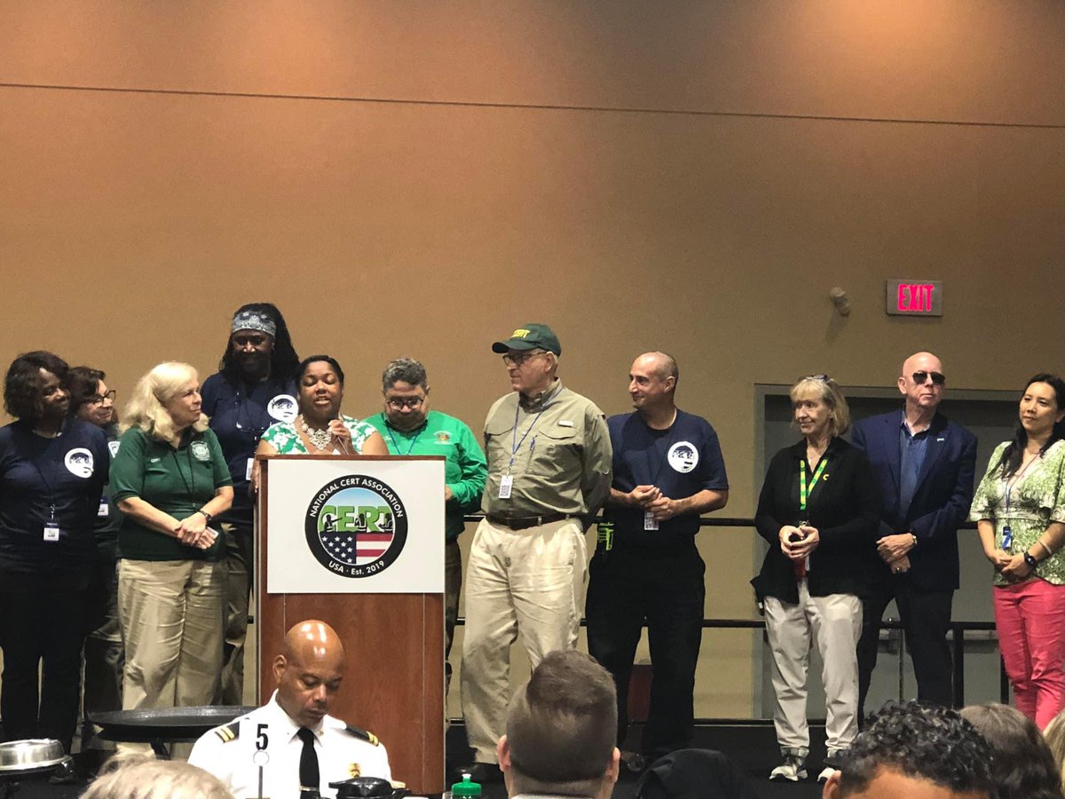 Montgomery County CERT and National Consortium at National CERT conference.