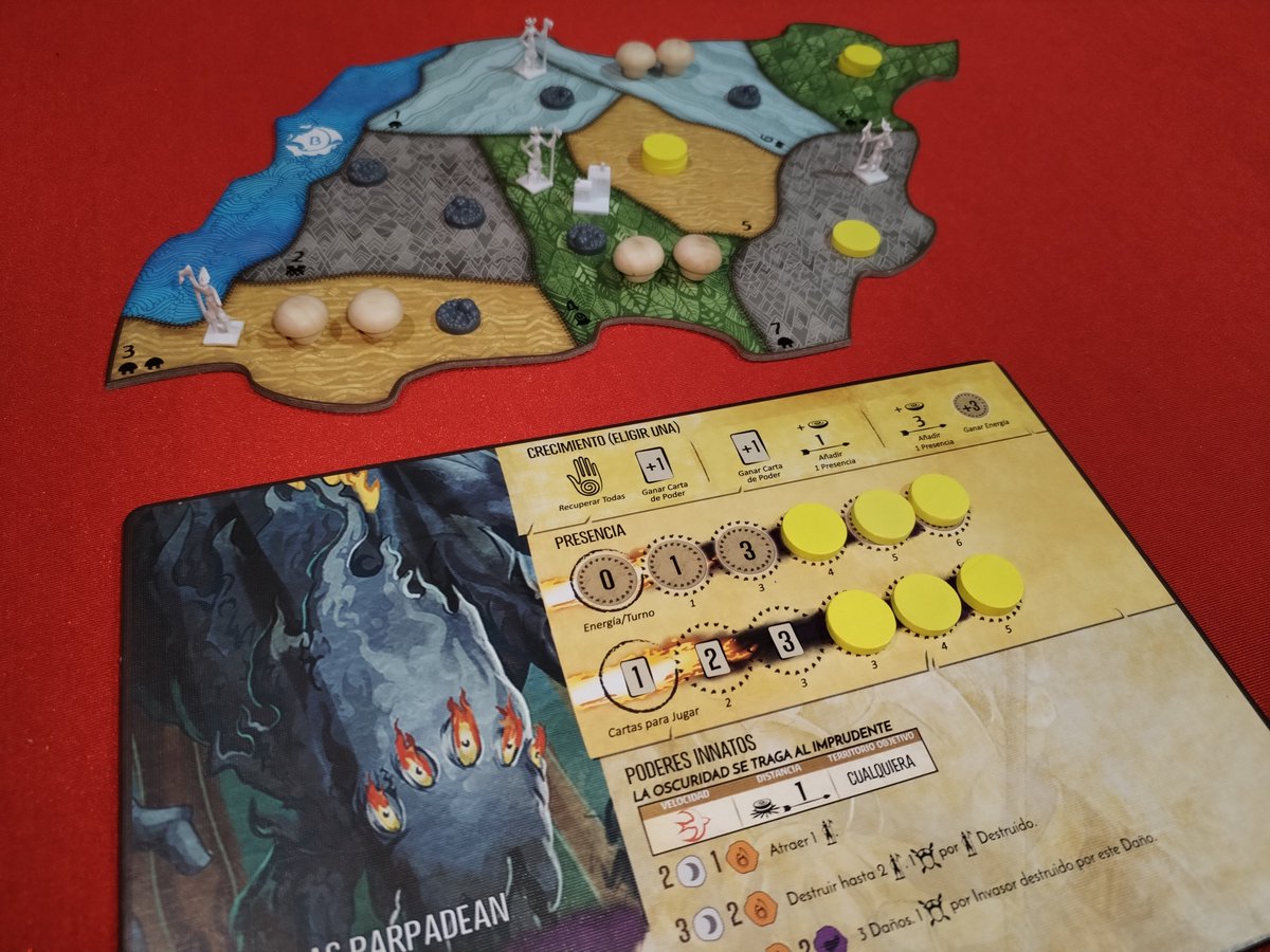 educasitas's tweet photo. Esta semana estoy jugando a #SpiritIsland después de las 4 partidas de rigor con los espíritus de complejidad baja pregunto a los expertos. Me está gustando pero no sé cómo seguir ¿Cual es la mejor forma de jugar en solitario?

#BoardGames
#JuegosDeMesa https://t.co/dZgczIba3P